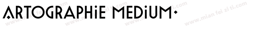 Artographie Medium字体转换